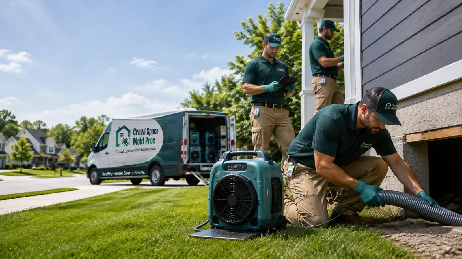 Crawl Space Mold Removal in Portersville, PA